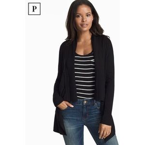 Black White House Black Market Cardigan